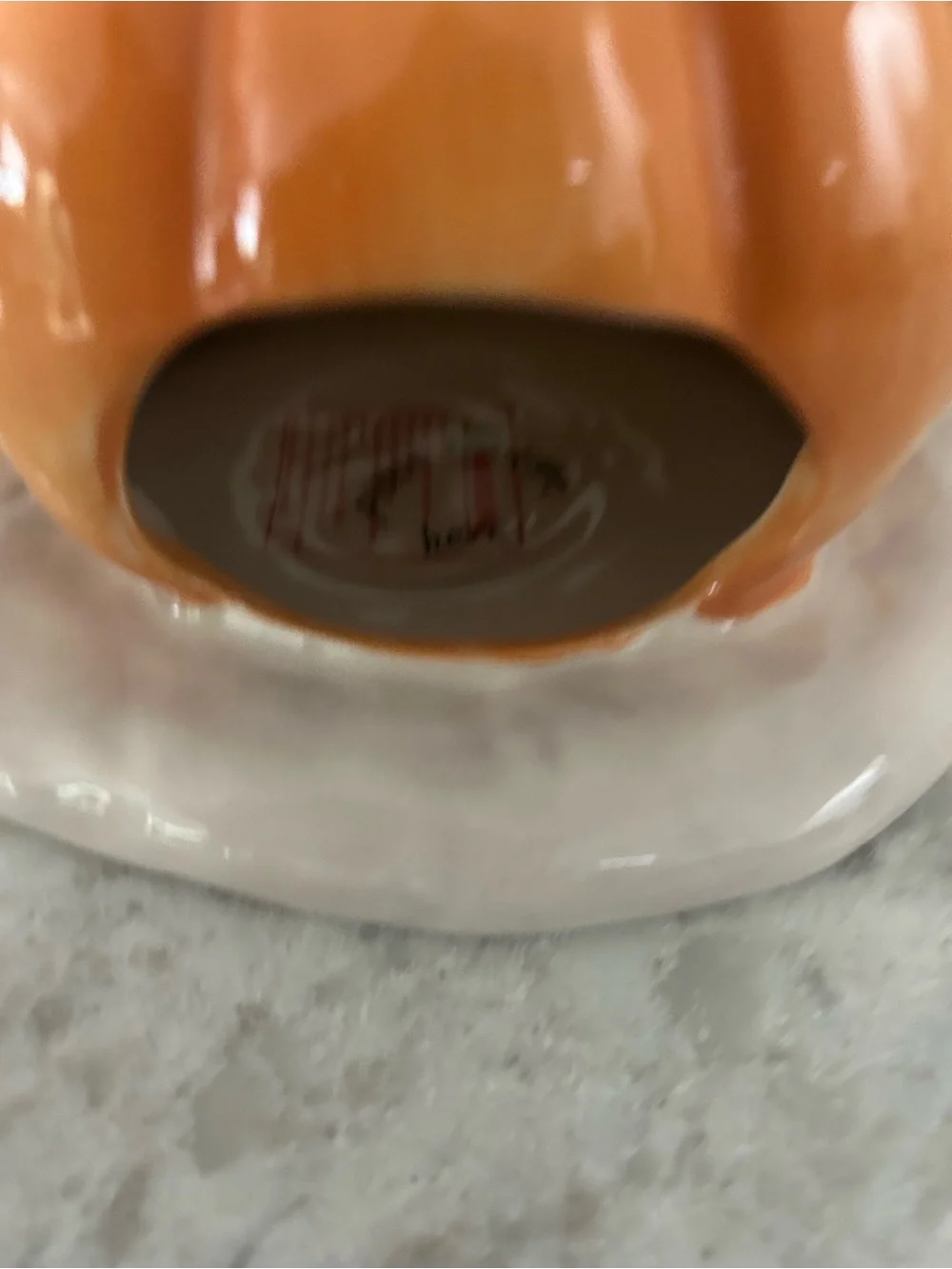 “New” Blue Sky Clayworks Halloween 'Chick or Treat' Pumpkin Stack Tea-light hldr